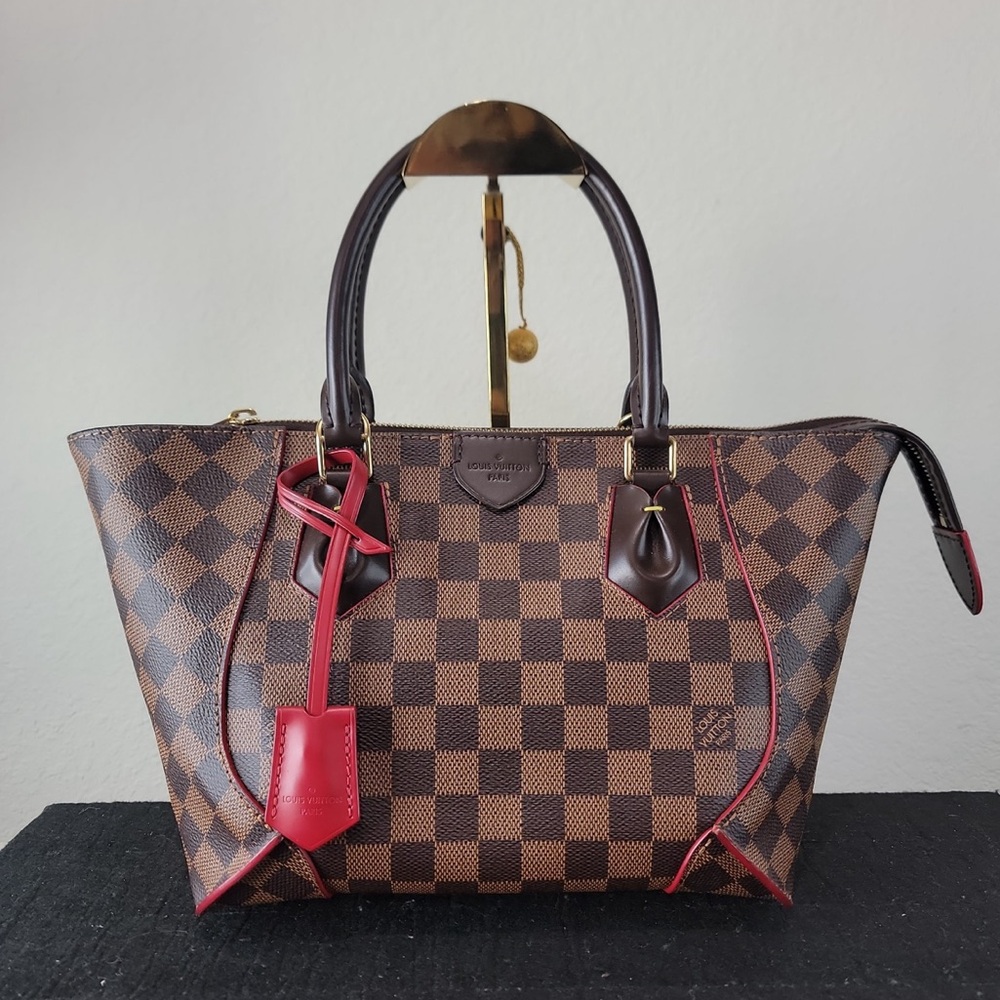 •LOUIS VUITTON• Damier Ebene Caissa PM tote bag